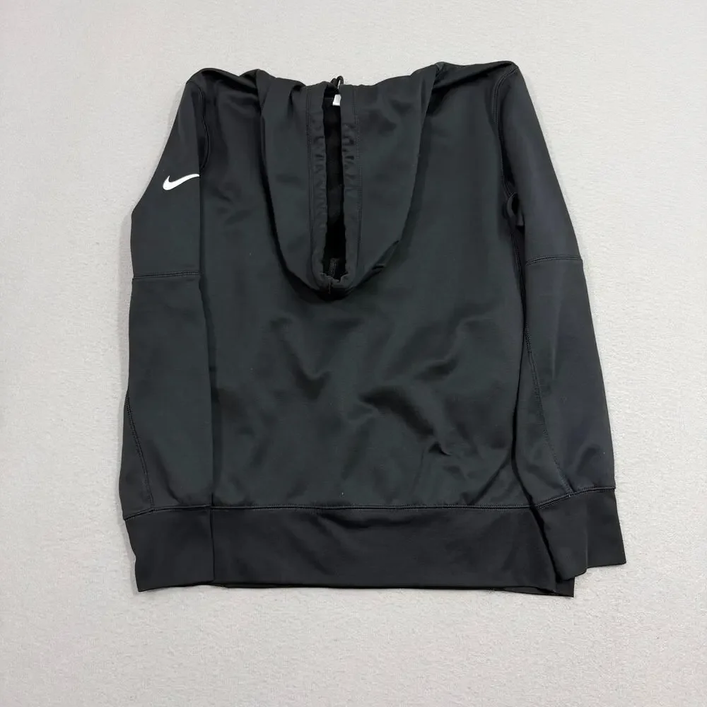Nike Detroit Lions Hoodie Men's Large Black Blue Pullover Sweatshirt Football